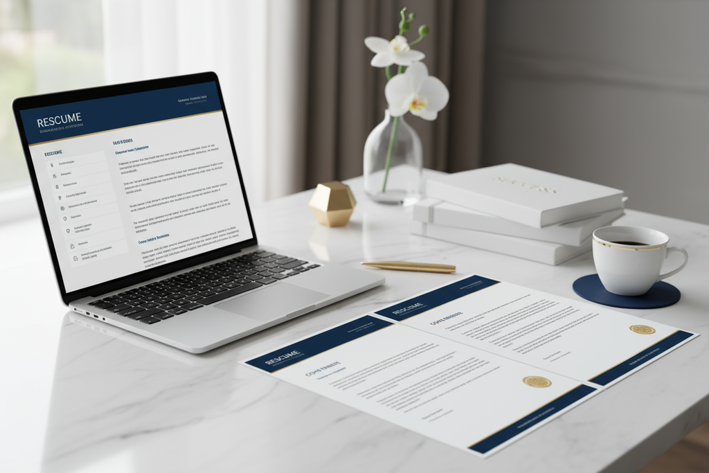 Présente de creation de CV + lettre de motivation