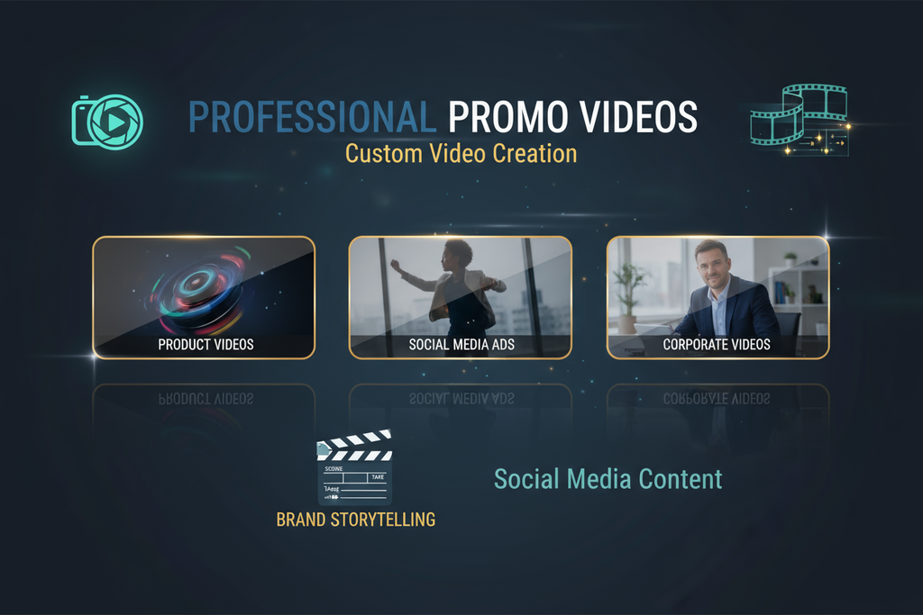 Présente des creationde video promo (c'est moi qui vend cette service 