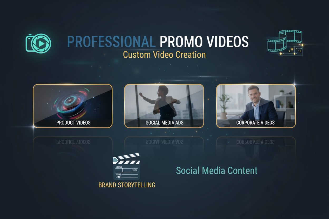 Présente des creationde video promo (c'est moi qui vend cette service 